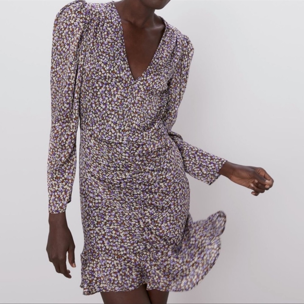 Zara floral dress